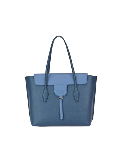 Tod's Medium Joy Bag In Blue