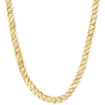 Pompeii3 Men's Cuban 14k Gold (103gram) Or Platinum (193gram) 8mm Link Chain Necklace 24" In Multi