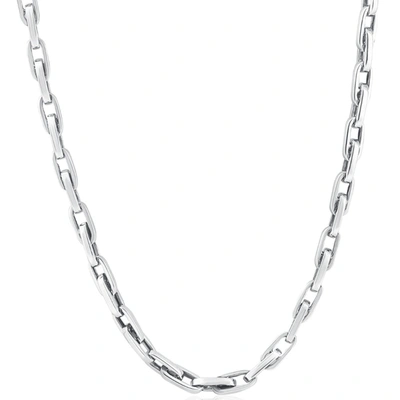 Pompeii3 Men's 14k Gold (49gram) Or Platinum (92gram) 5mm Link Chain Necklace 20" In Multi