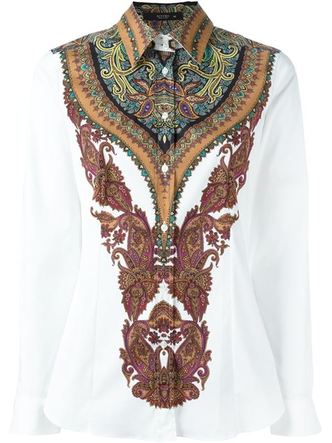 Etro Paisley Print Shirt | ModeSens