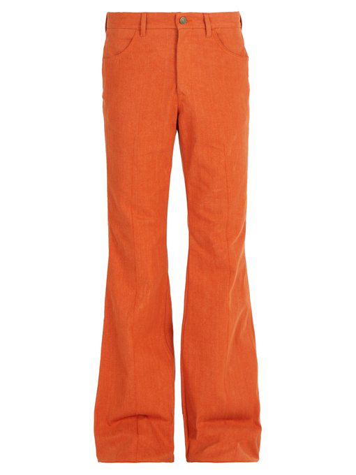 orange gucci pants