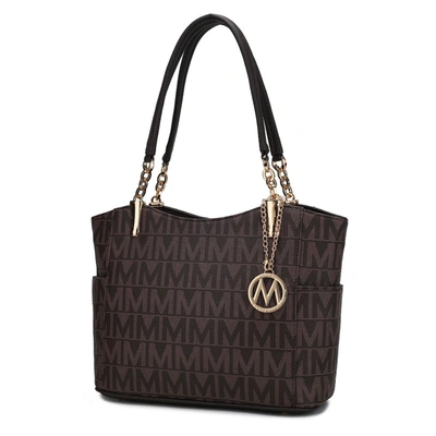 Mkf Collection By Mia K Braylee M Signature Tote Handbag In Gold