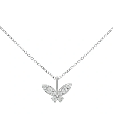Diana M. Diamond Necklace In White