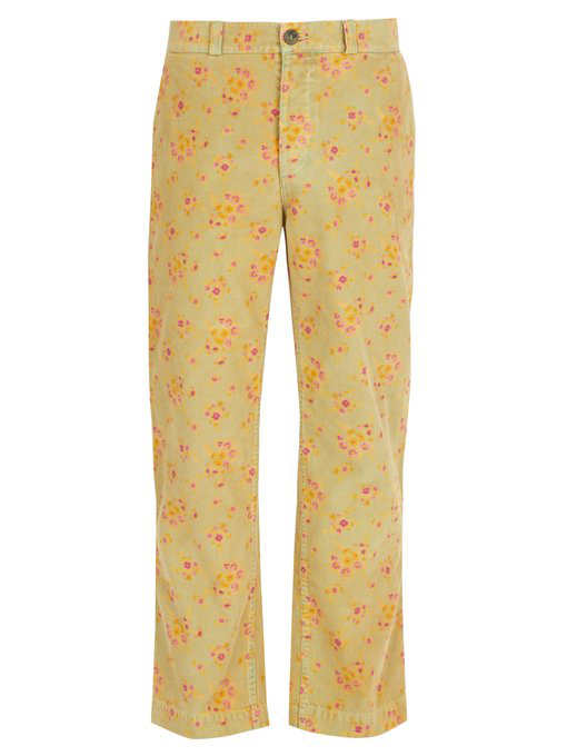 gucci floral pants mens