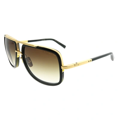 Dita Mach-one Dt Drx-2030b-59 Unisex Aviator Sunglasses In Multi