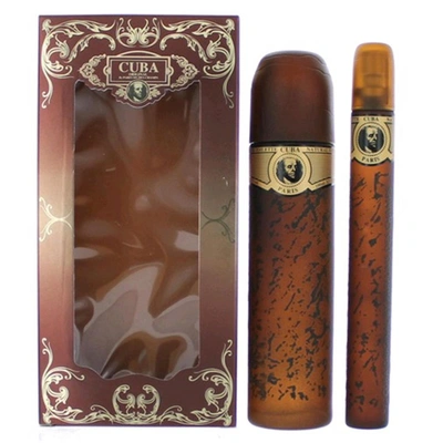 Cuba Amgcubg2n Gold Cologne Gift Set For Men, 2 Piece
