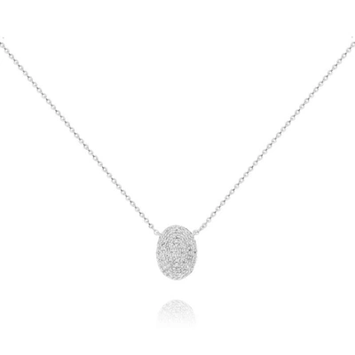 Diana M. Diamond Necklace In White