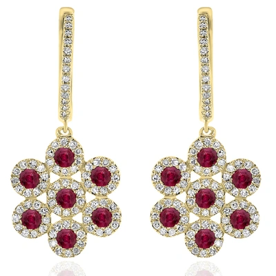 Diana M. Diamond Earrings In White