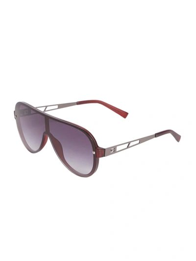 Guess Factory Future Rimless Aviator Sunglasses In White