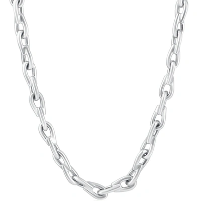 Pompeii3 Men's 14k Gold (137gram) Or Platinum (257gram) 7.5mm Link Chain Necklace 24" In Multi