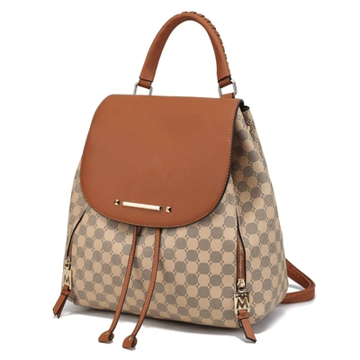 Mkf Collection By Mia K Kimberly Circular Print Backpack In Green