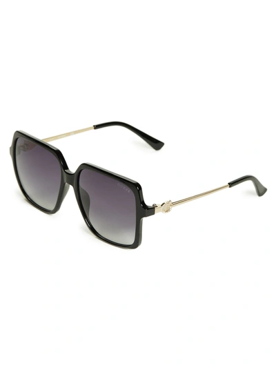 Guess Factory Oversized Square Sunglasses In Silver