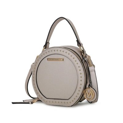 Mkf Collection By Mia K Lydie Multi Compartment Crossbody Bag In Silver