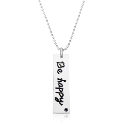 Rachel Glauber Ra 18k Rose Plated Double Heart Necklace In Black