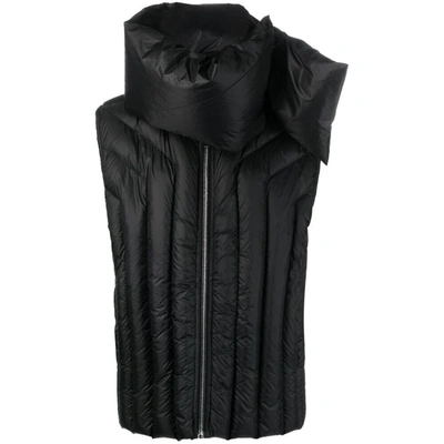 Rick Owens Outwear Waistcoats In Black