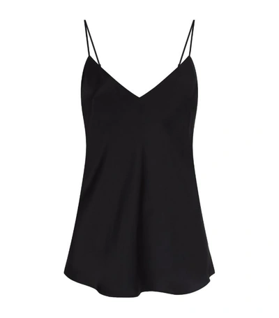 Simone Perele Silk Pyjama Camisole Top In Black