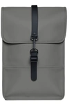 Rains Mini Waterproof Backpack In Grey