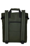 Rains Texel Waterproof Tote Backpack In Green