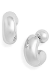 Jenny Bird Small Le Tome Hoop Earrings In Silver
