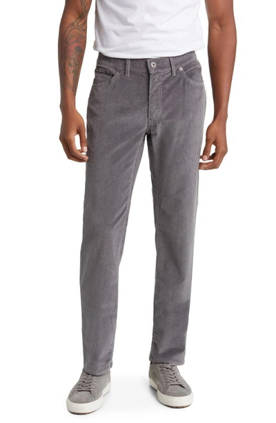 Brax Chuck Five-pocket Corduroy Pants In Silver