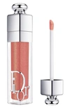 Dior Lip Addict Lip Maximizer Gloss In 051 Nude Bloom - A Shimmering Rosy Beige