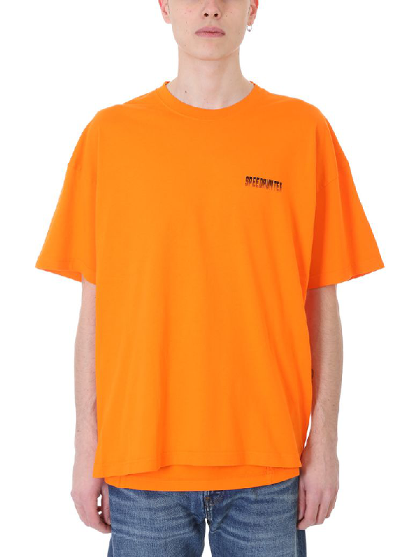 Balenciaga Speedhunter Orange Cotton T 
