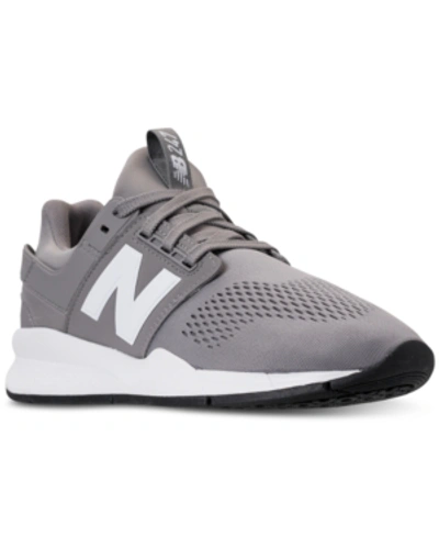 New Balance Men's 247 V2 Casual Sneakers From Finish Line In Marblehead/white