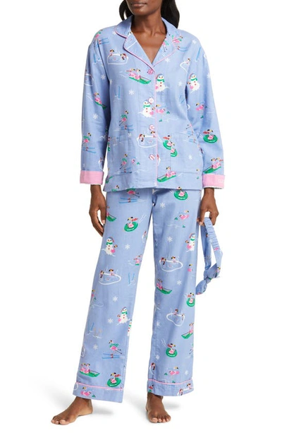Pj Salvage Cotton Flannel Pajamas In Peri