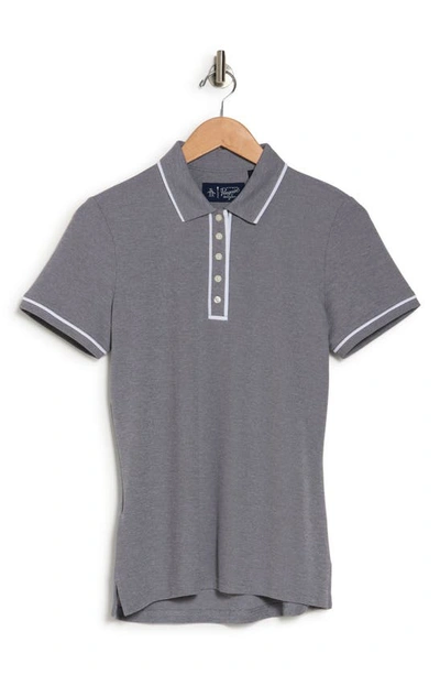 Original Penguin Earl Golf Polo In Asphalt