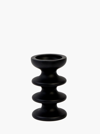 French Connection Zulf Candle Holder Black