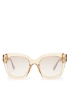 Tom Ford Beatrix Acetate Sunglasses In Light Brown