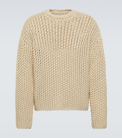 Stone Island Neutral Logo-print Sweater In Neutrals