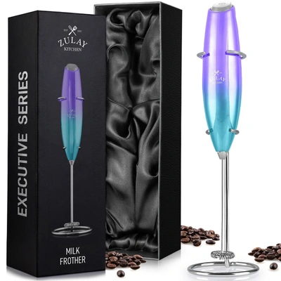Zulay Kitchen Executive Series Ultra Premium Gift Milk Frother In Multi
