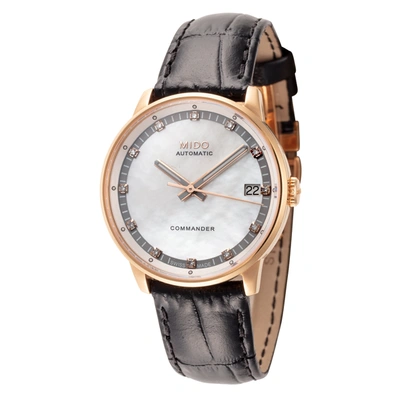 Mido Women's Commander Ii 33mm Automatic Watch In Black