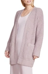 Barefoot Dreams Cozychic™ Bouclé Front Chenile Cardigan In Deep Taupe
