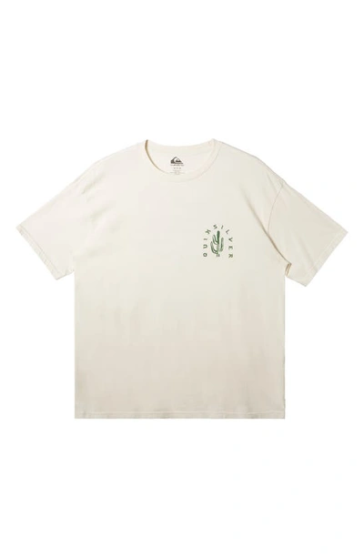 Quiksilver Silver Lining Organic Cotton Graphic T-shirt In White