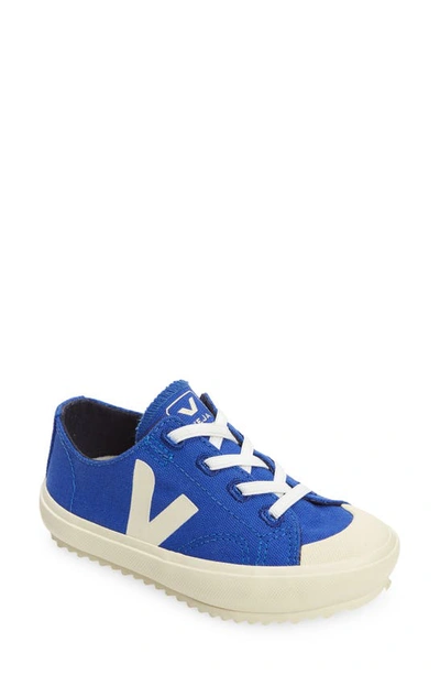 Veja Teen Blue & Ivory Canvas Flip Trainers