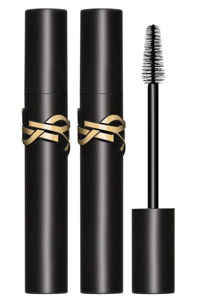 Saint Laurent Yves  Lash Clash Extreme Volume Mascara Duo $58 Value In White
