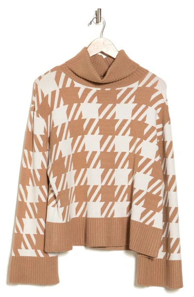 LAUNDRY BY SHELLI SEGAL WIDE SLEEVE TURTLENECK SWEATER 