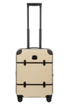 Bric's Bellagio 2.0 21-inch Rolling Carry-on In Cream/black