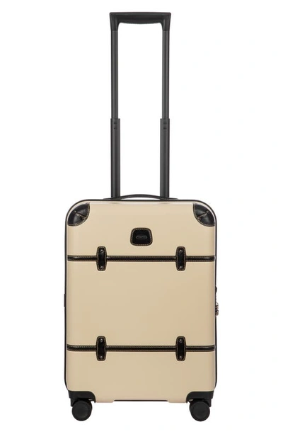 Bric's Bellagio 2.0 21-inch Rolling Carry-on In Cream/black