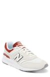 New Balance 997 H Sneaker In Sea Salt/ Brick Red