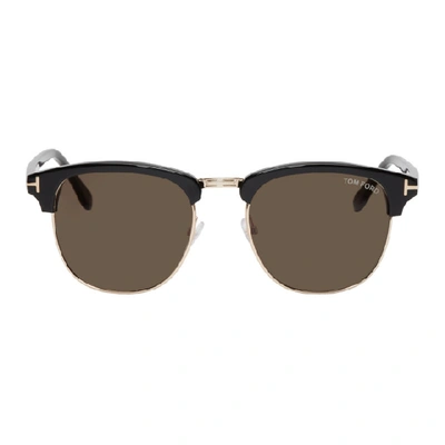Tom Ford Black Henri Sunglasses In 05n 53 Blac