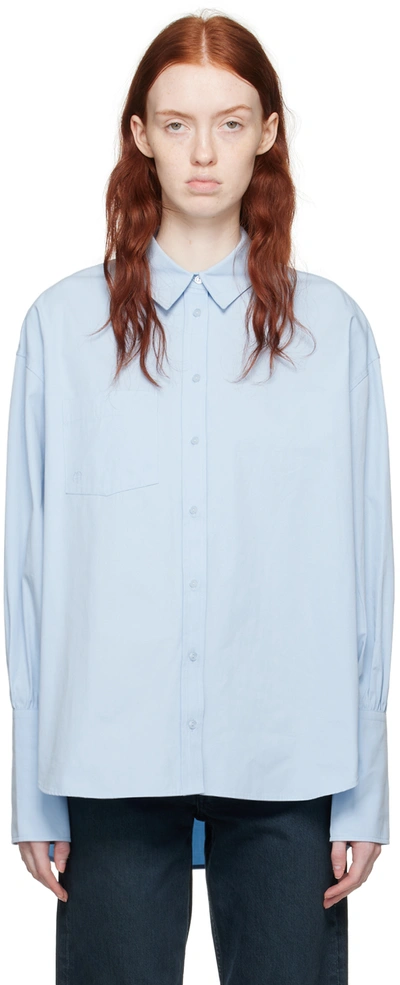 Anine Bing Blue Maxine Shirt