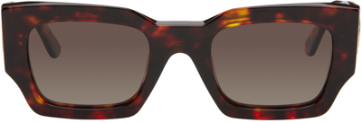 Anine Bing Tortoiseshell Indio Sunglasses In Brown