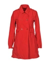 Aspesi Overcoats In Red