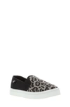 Oomphies Kids' Madison Slip-on Sneaker In Black Cheetah
