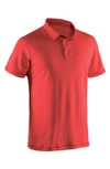 Abacus Clark Golf Polo In Red