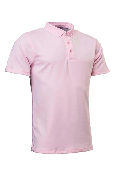 Abacus Clark Golf Polo In Light Pink
