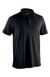 Abacus Clark Golf Polo In Black
